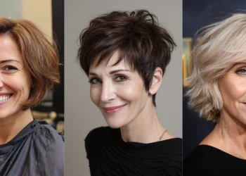 21 schicke Kurzhaarfrisuren für Frauen über 50 mit feinem Haar