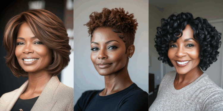 21 stilvolle kurze Frisuren für schwarze Frauen über 60