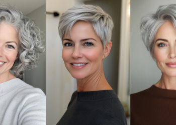 21 wunderschöne Pixie -Haarschnitte für Frauen über 50 mit silbernen Haaren