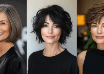 21 wunderschöne kurze Haarschnitte für ältere Frauen mit dickem Haar