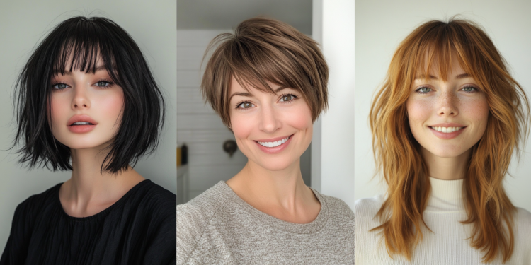 22 atemberaubende kurze Grunge -Haarschnitte mit Pony