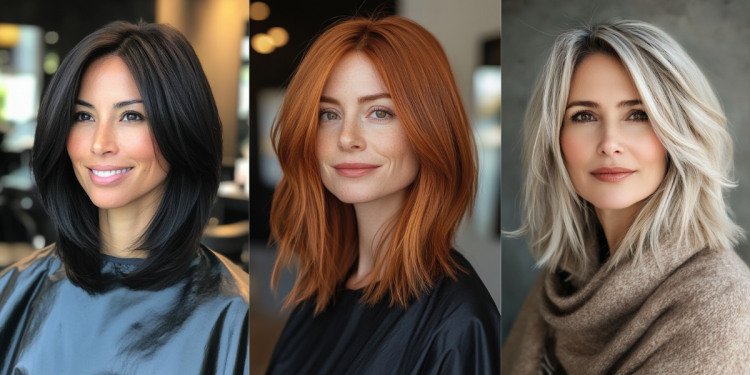 22 atemberaubende lange Bob -Frisuren mit Schichten für Frauen über 40