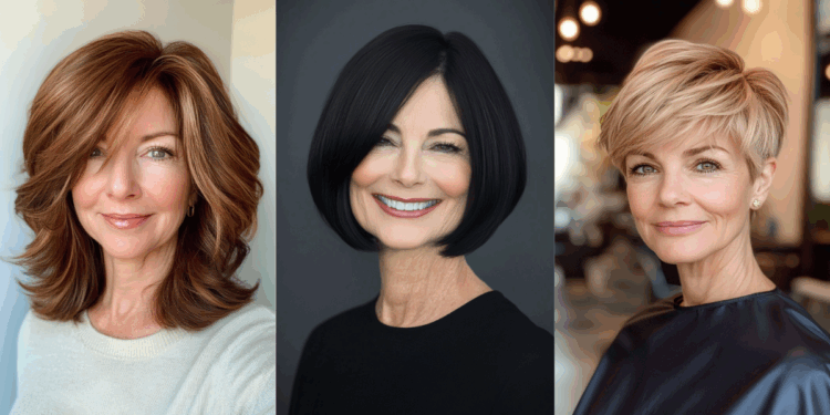 22 schicke Frisuren für Frauen über 50 atemberaubend