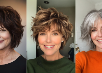 22 wunderschöne kurze zottelige Haarschnitte für ältere Frauen