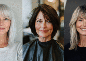 23 Muss stumpfe Haarschnitte für Frauen über 60