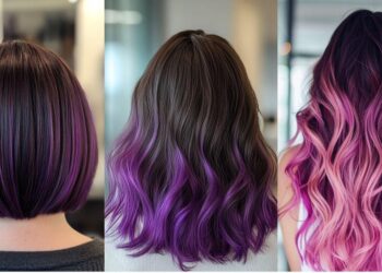 27 atemberaubende lila Ombre Haarfarbe Ideen für 2025