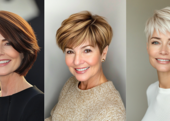 23 atemberaubende elegante kurze Frisuren für ältere Frauen