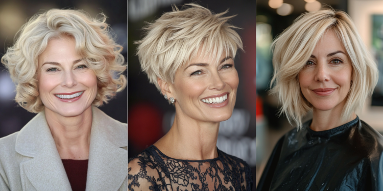 23 atemberaubende kurze blonde Frisuren für Frauen über 50