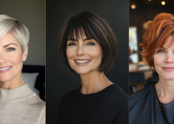 23 atemberaubende kurze, gerade Frisuren für ältere Frauen