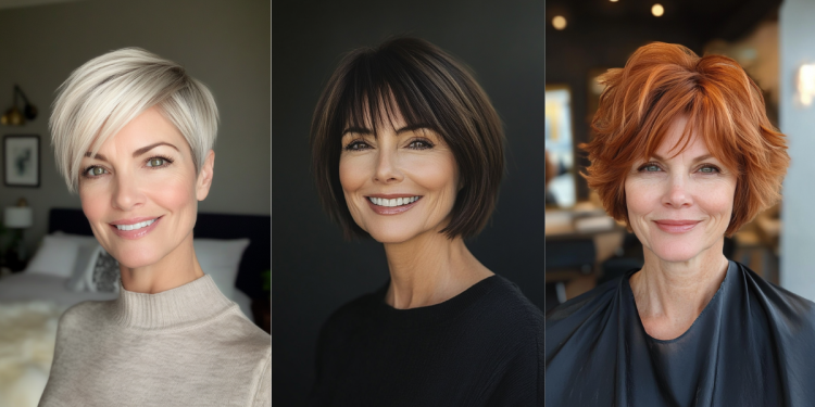 23 atemberaubende kurze, gerade Frisuren für ältere Frauen