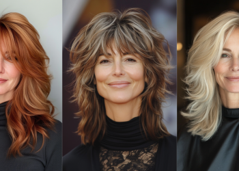 23 atemberaubende zottelige Geschichtfrisuren für Frauen über 50