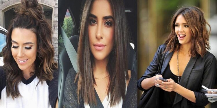 24 wunderschöne mittellange Frisuren