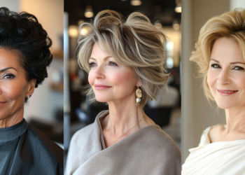 24 atemberaubende Hochsteckfrisur Frisuren für Frauen über 50