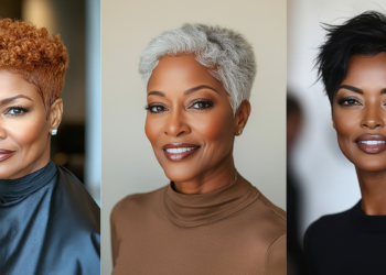 24 atemberaubende Pixie-Haarschnitte für schwarze Frauen über 60