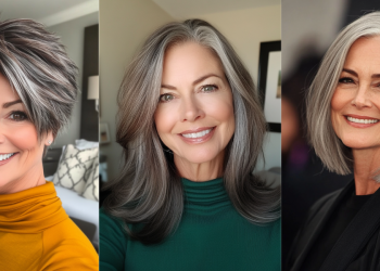 24 atemberaubende Salz- und Pfefferfrisuren für Frauen über 50