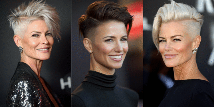 24 atemberaubende Unterschnittfrisuren für Frauen über 50