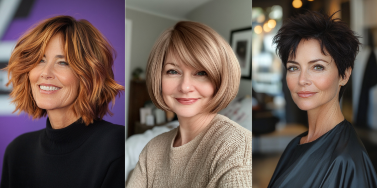 24 atemberaubende funky Haarschnitte für Frauen über 50