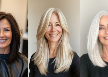 24 atemberaubende gerade Frisuren für ältere Frauen 2025