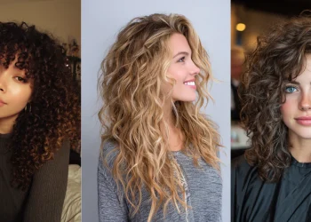 24 atemberaubende geschichtete lockige Frisuren