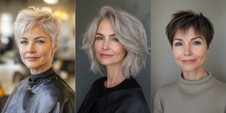 24 atemberaubende kurze Haarschnitte für Frauen über 60 mit feinem dünnem Haar