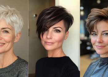 24 atemberaubende kurze Unterschnitte Frisuren für Frauen über 50