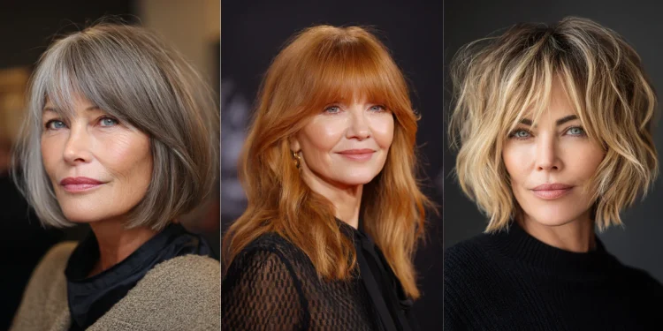 24 atemberaubende stumpfe Haarschnitte für Frauen über 50 2025