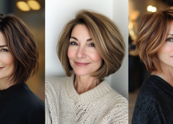 24 atemberaubende umgekehrte Bob -Haarschnitte für ältere Frauen 2025