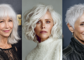 24 atemberaubende weiße Frisuren für Frauen über 50