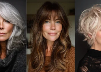 24 trendige Stufenfrisuren für ältere Frauen