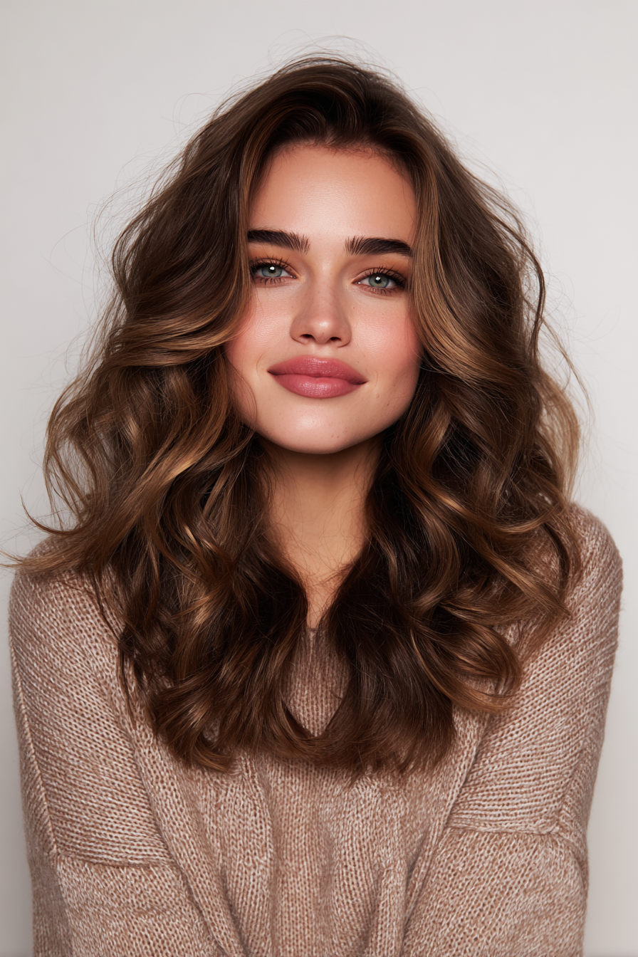 24. Wellenflächen in Zimthighlights (alte Geldfrisuren) - Alte Geldfrisuren