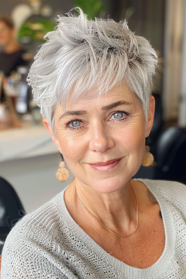 Strukturierte Silberpixier