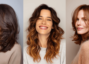 25+ erfrischende mittelgroße Geschichtfrisuren für Frauen über 40 im Jahr 2025