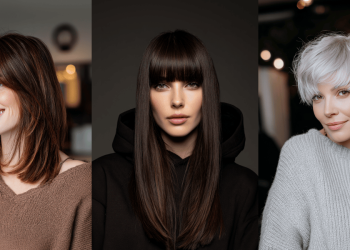 25+ frische Haarschnitte für Frauen über 40 mit Pony 2025