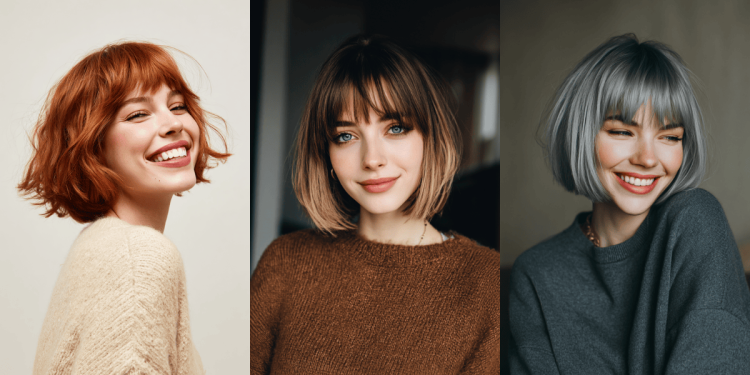 27 Chic Short Bob Frisuren mit Pony im Jahr 2025