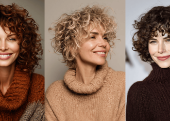 27 Chic Short Curly Frisuren für Frauen über 40 2025
