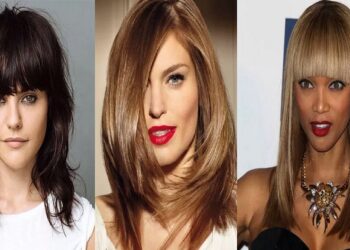 26 wunderschöne mittellange Haarschnitte für dickes Haar