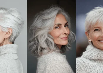 27 atemberaubende Frisuren für Frauen über 60 mit grauem Haar 2025