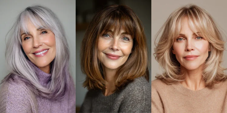 27 aufregende Bang-Haarschnitte für Frauen über 50 2025