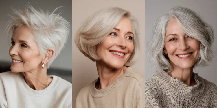 27 frische Haarschnitte für Frauen über 60 mit schütterem Haar 2025
