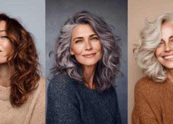 27 schicke Frisuren für ältere Frauen mit welligem Haar im Jahr 2025