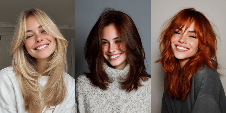 27 schicke mittellange geschichtete Haarschnitte für dickes Haar 2025