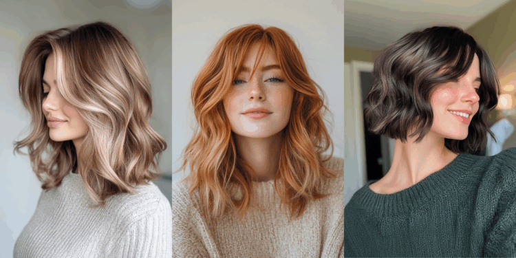 27 stilvolle wellige Haarschnitte mit Vorhangbongs im Jahr 2025