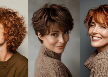 27 trendige kurze Stufenfrisuren für Frauen über 40 2025