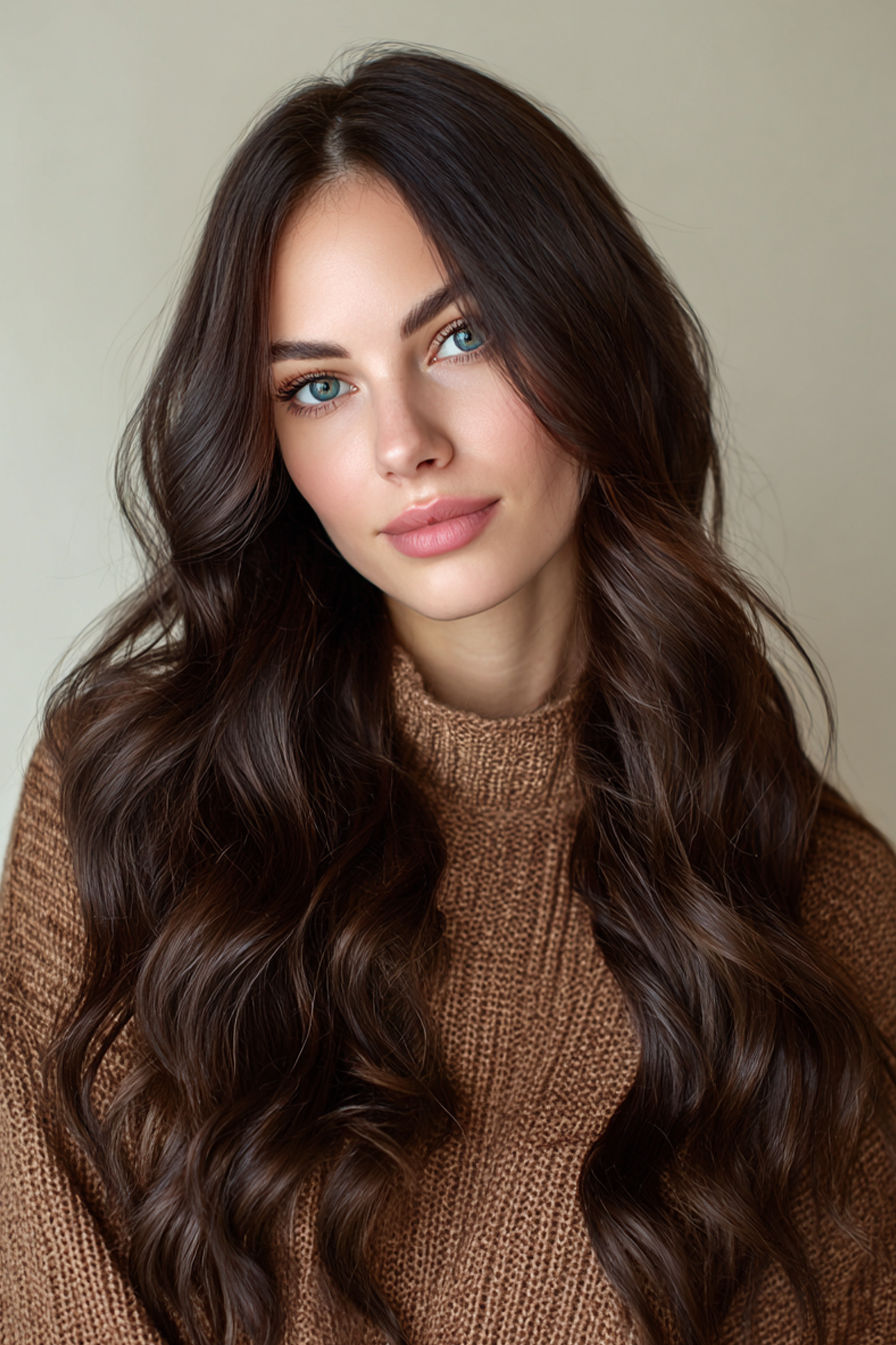 27. Raffinierte Schokoladen -lange Wellen (alte Geldhaarschnitte) - Alte Geldhaarschnitte