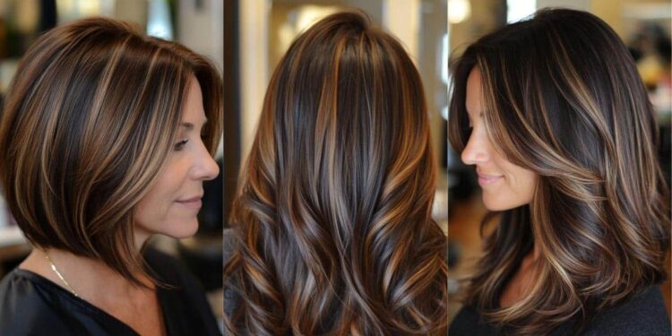 29 schicke und trendige dunkelbraune Haartöne für 2025