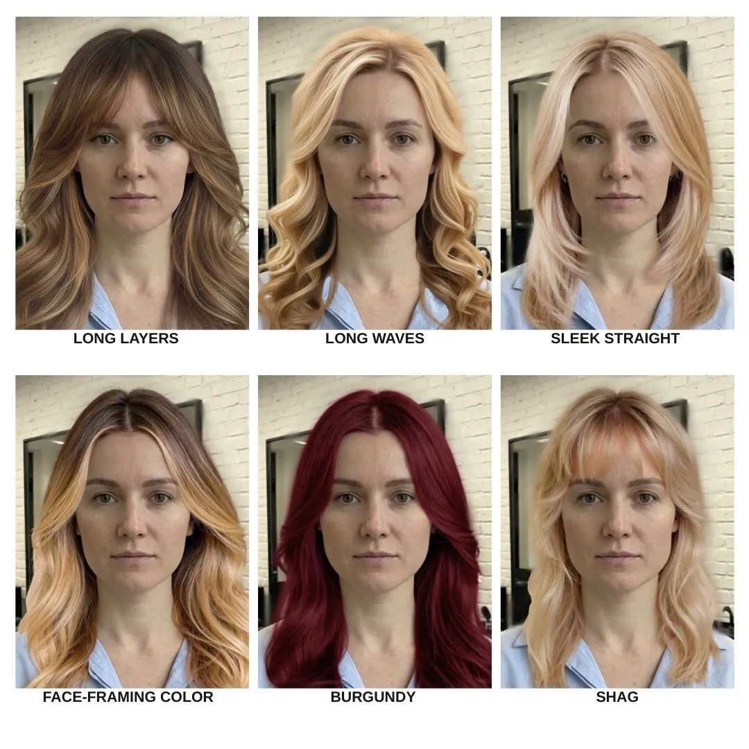 Wo man trendige Langhaarfrisuren online ausprobieren kann