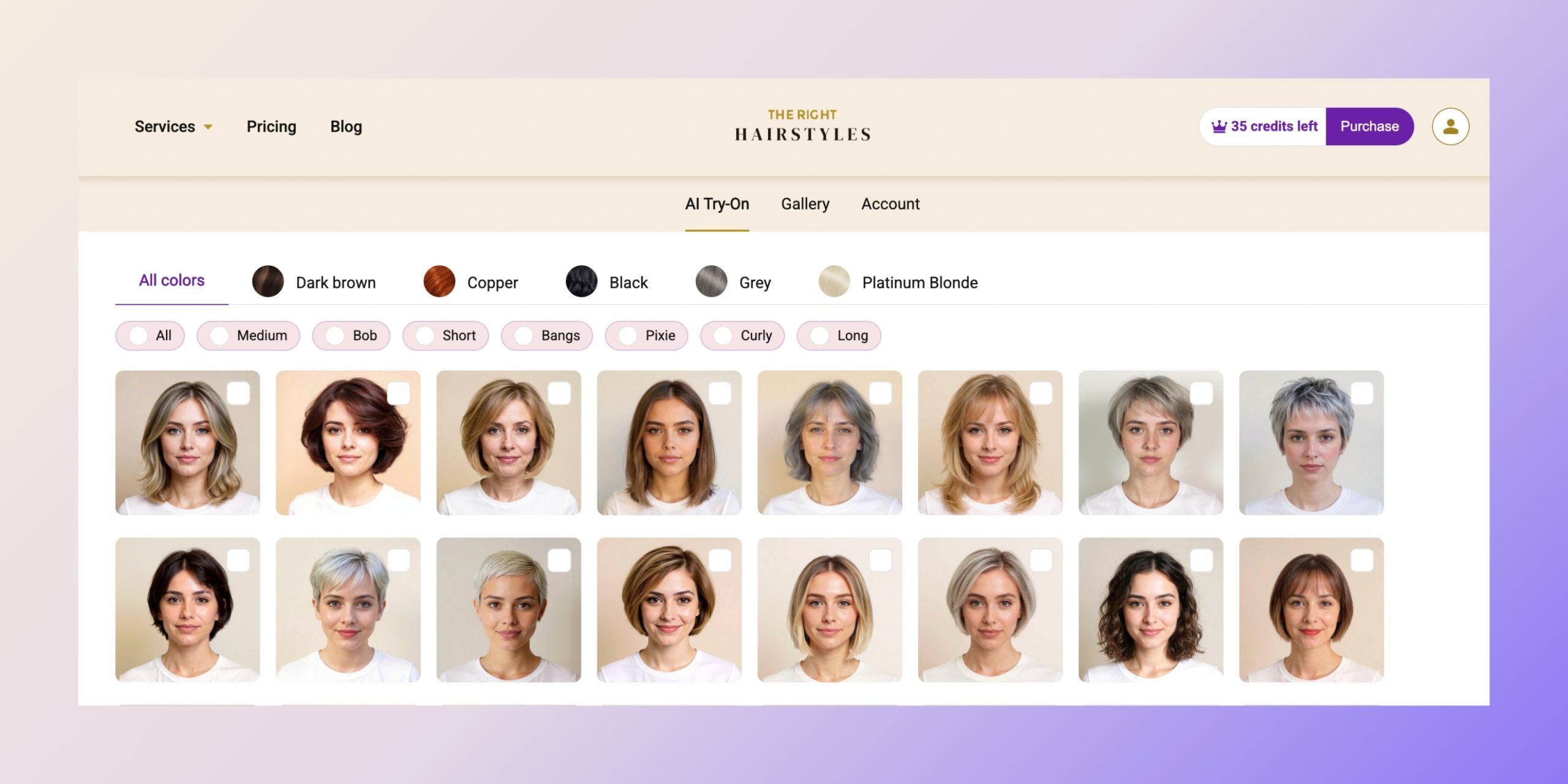 Die richtigen Frisuren gut arbeiten wirklich sicher, Haarschnitt-Versuch und Farbwechsler mit KI