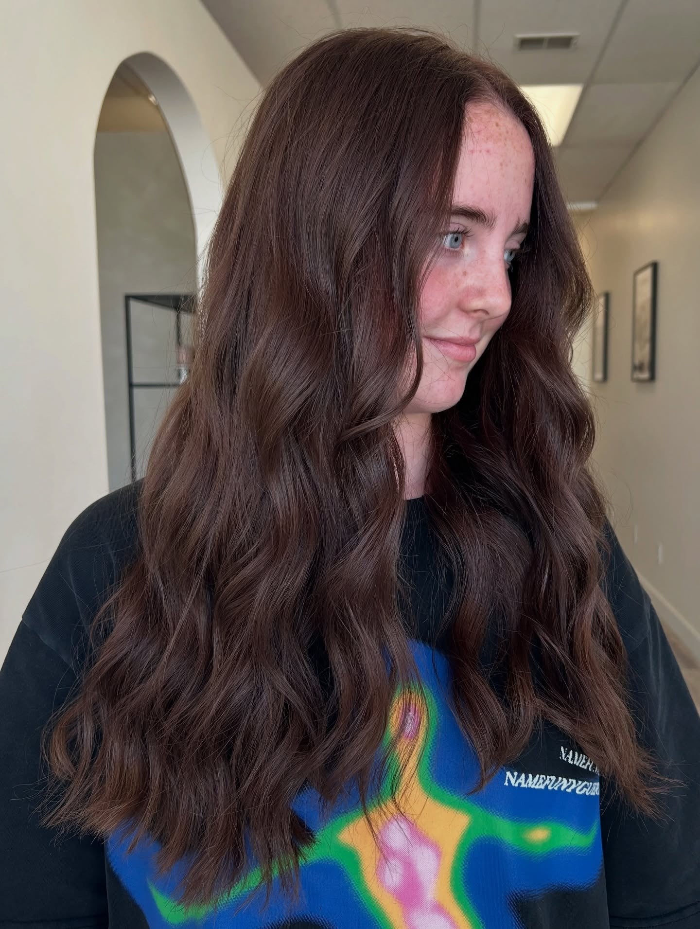 3. klassische Schokoladenbrunette (brünette Haarfarbe)