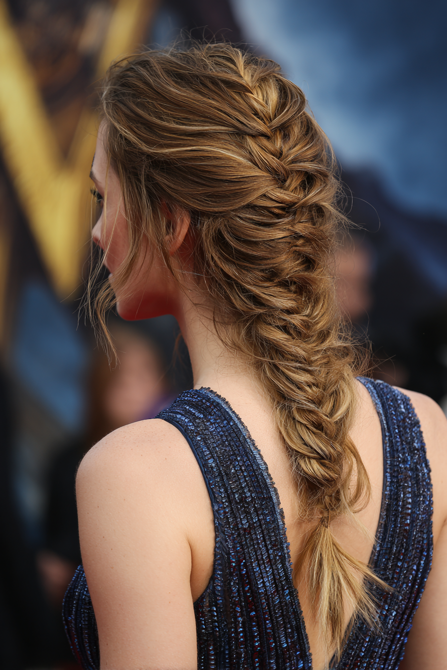 3. Honey Brunette Layered Valkyrie Braid (Wikinger-Frisuren für Frauen) – Wikinger-Frisuren für Frauen