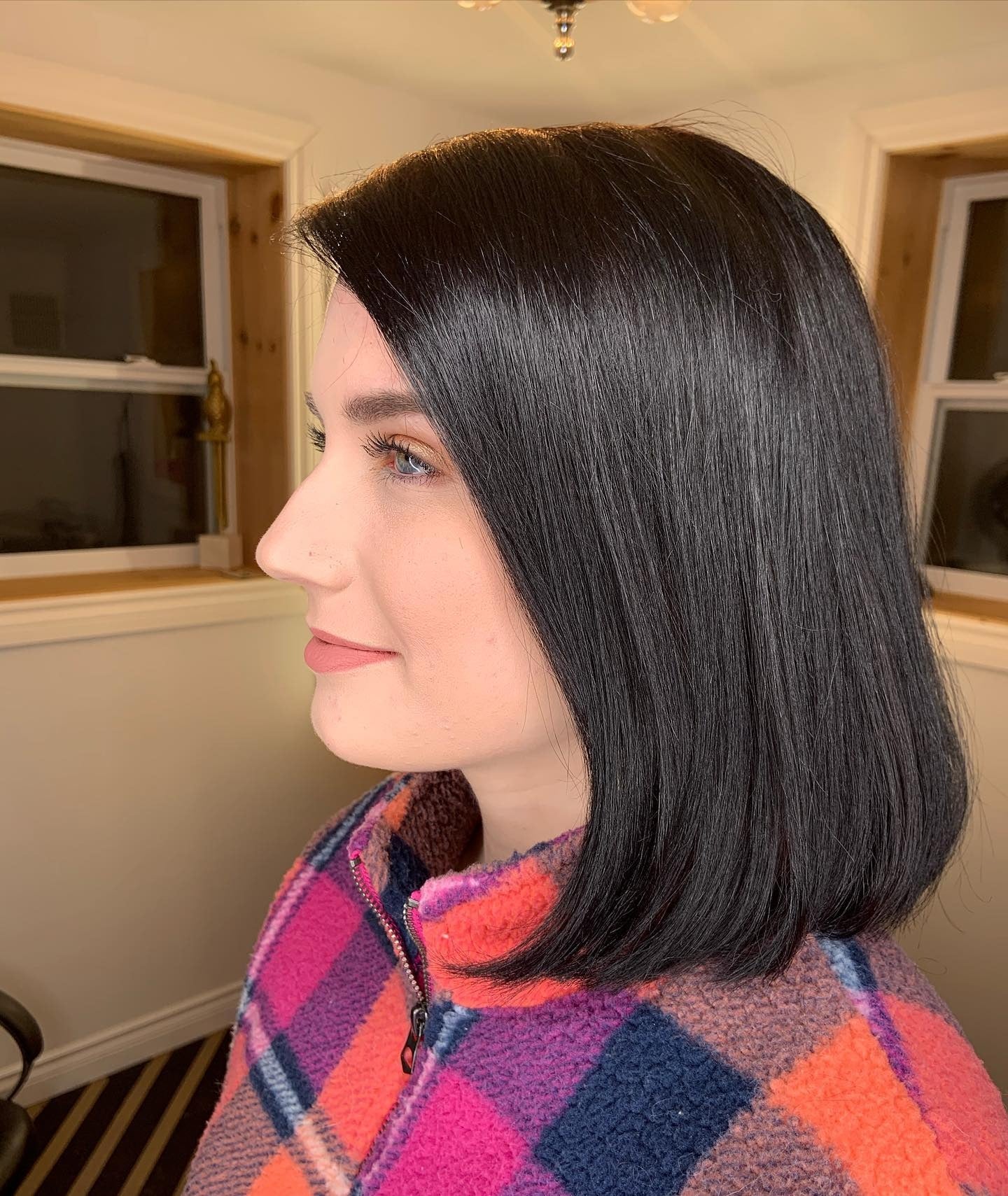3. Sleek Jet Black Classic Bob (Bouncy Bob Hair)